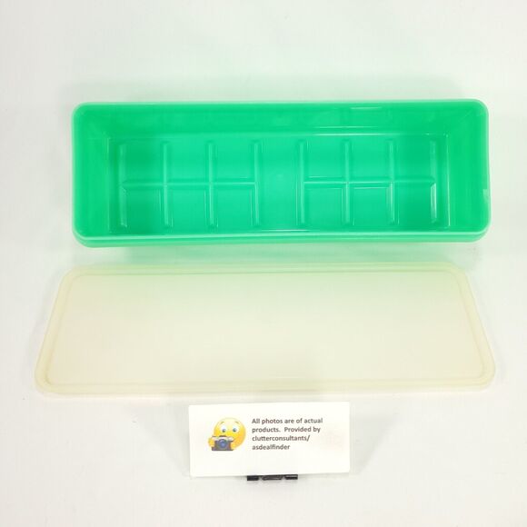 Vintage Tupperware Bundle #782 Bread Veggie Keeper # 892 Celery Keeper - Picture 6 of 8